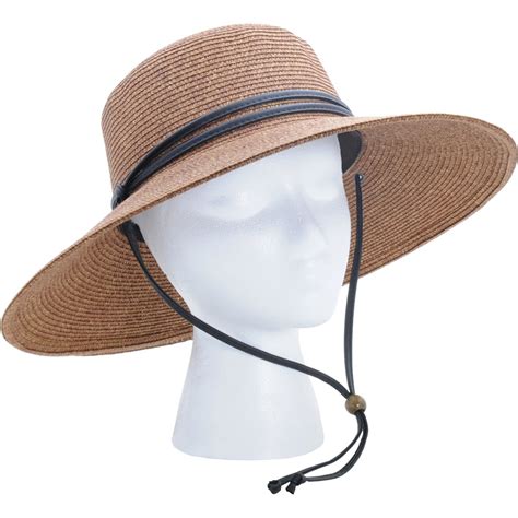 Sloggers Womens Wide Brim Braided Woven Upf Spf 50 Sun Gardening Hat 442