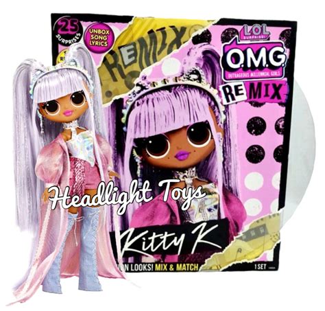Lol Surprise Remix Kitty K 10” Omg Fashion Doll Queen Music Set Present