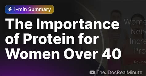 The Importance Of Protein For Women Over 40 Eightify