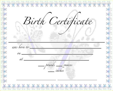 birth certificate templates teknoswitch