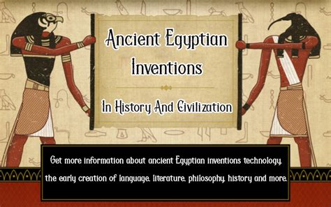 Ancient Egyptian Inventions Ancient Egypt Technology And Inventions