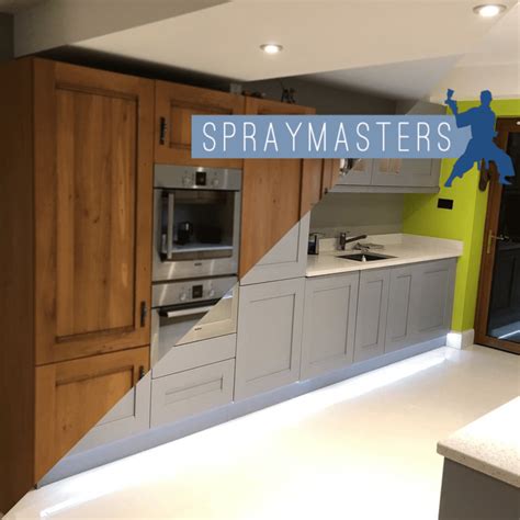 When professionals use a paint sprayer to paint cabinets, there's no worry about leaving behind those unsightly brush strokes that come when they use a paintbrush or roller. Spraying Kitchen Cabinets | Professional Spraying Spraymasters UK