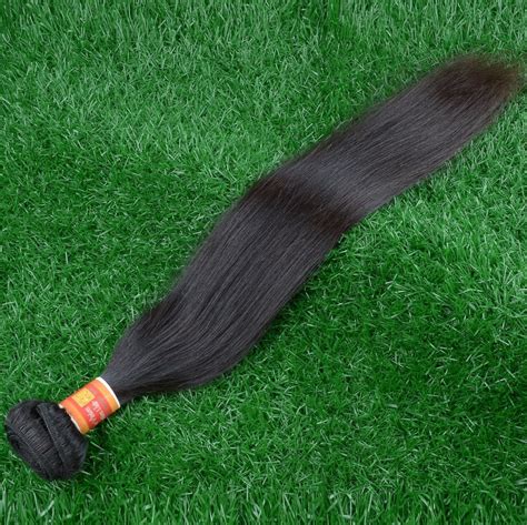 Lin Hair Brazilian Straight Virgin Human Hair Unprocessed Natural Color Hair Extensions1pc 10