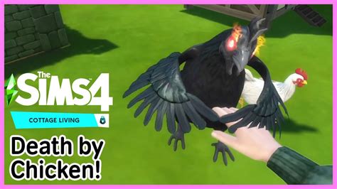 The Sims 4 Death By Chicken Cottage Living Youtube