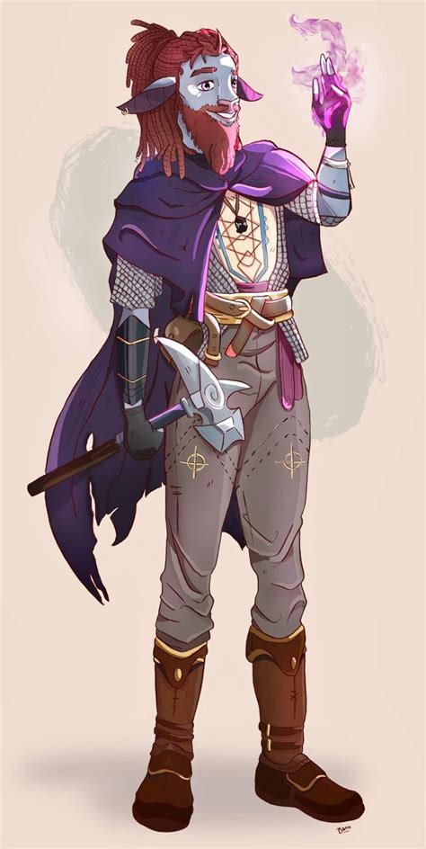 Carnan Firbolg Twilight Cleric Fantasy Character Design Dungeons