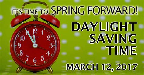 Daylight Saving Time March 12 2017 First Umc Decatur