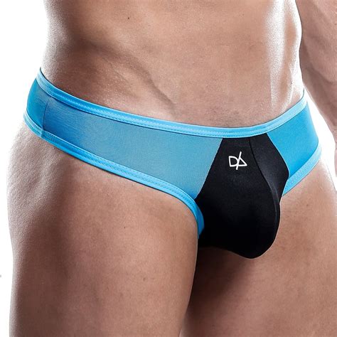 Daniel Alexander Mens Sexy Thong Dual Color Micro Pouch Enhancing