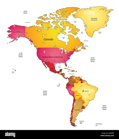 Arriba 104 Imagen De Fondo Mapa De América Del Norte Y Sur Alta