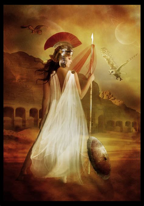 Athena Goddess Painting