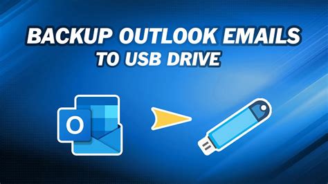 Best Way To Backup Outlook Emails To Usb Drive Youtube