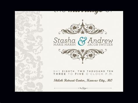 50 Wonderful Wedding Invitation And Card Design Samples With Images