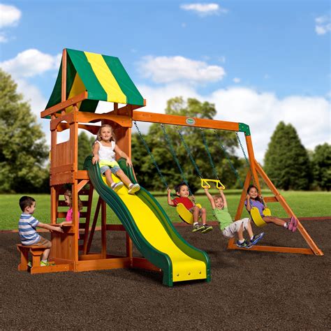 Toys And Games Outdoor Play Backyard Discovery 65113 Weston All Cedar