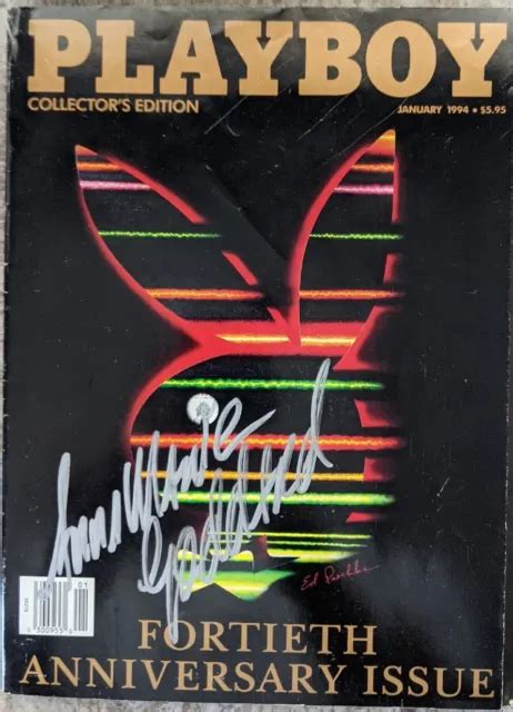 PLAYBOY MAGAZINE 40TH Anniversary Issue Collector S Ed Signed Anna