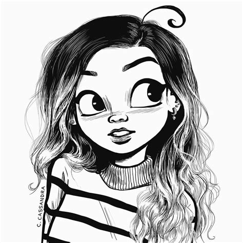 Time To Update My Profile Pic Cartoon Girl Drawing