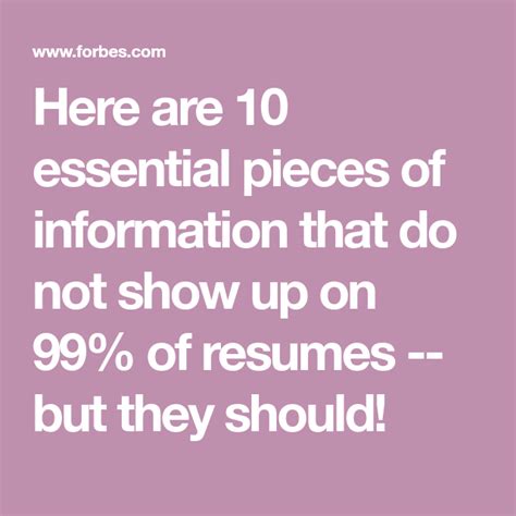 Sound understanding of excel spreadsheets (for an accountant). Ten Things Your Resume Doesn't Mention -- But It Should ...