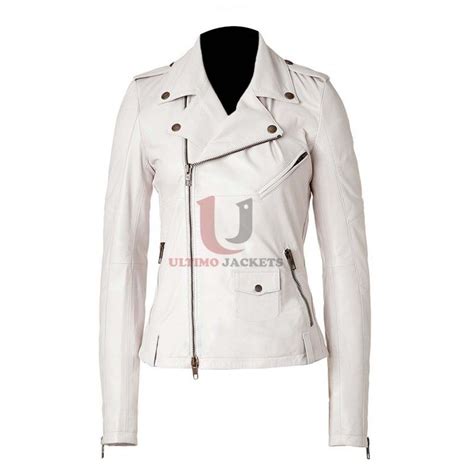 Ashes To Ashes Alex Drake White Leather Jacket By Ultimo Jackets White Leather Jacket
