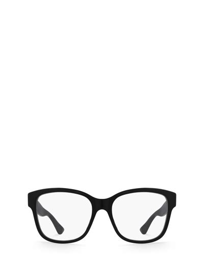 gucci gg0038o black female eyeglasses modesens
