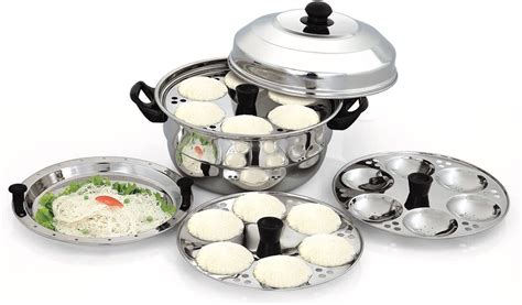 Buy Luxuria Idly Pot And Steamer 28 Idly Free1 Mini Idly Plate 19
