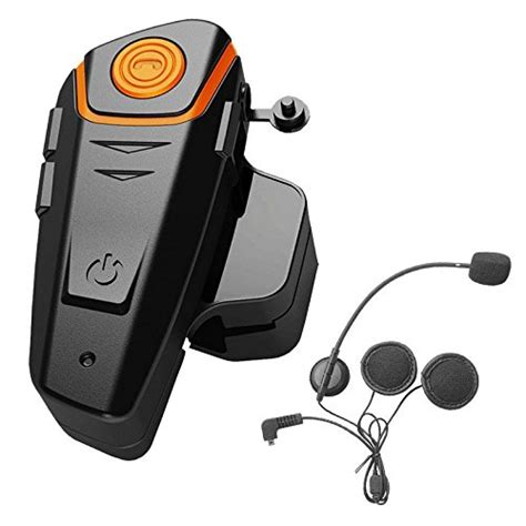 Enchicas 1x Auriculares Para Motocicleta Casco Bluetooth Manos Libres