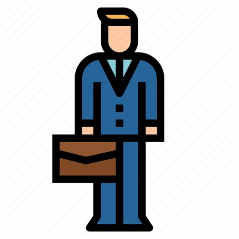 Business Man Management Manager Salesman Icon