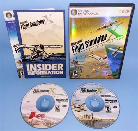 Microsoft Flight Simulator X Deluxe Edition Windows Pc 2006