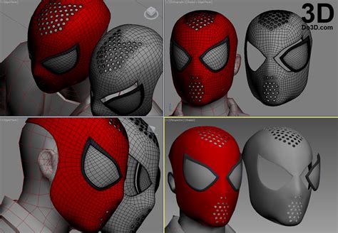 3d Printable Model The Amazing Spider Man 2 Mask Face Shell Helmet Images And Photos Finder