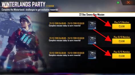 Welcome to popz gaming!😍 like,share and subscribe😘. Free Fire New Event Winterlands Party New Scar-Water ...
