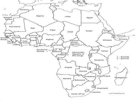 Africa Outline Map Labeled Organizer For 6th 10th Grade Lesson Planet