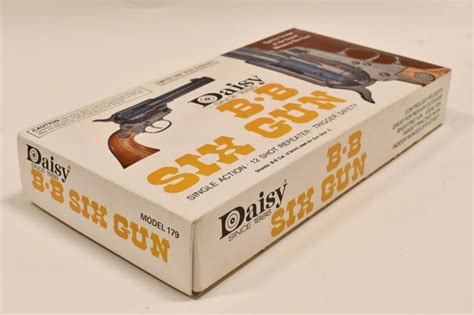 Sold Price Vintage Daisy Model 179 BB Six Gun Pistol In Box Invalid