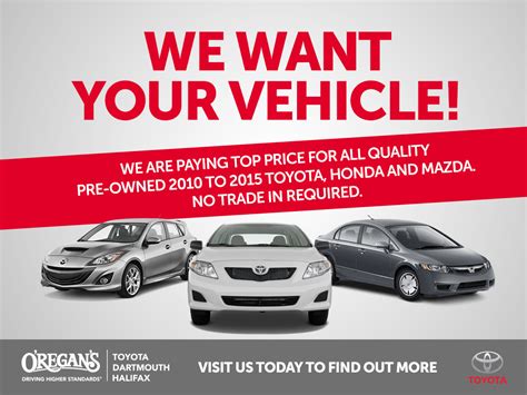 Oto galeri kategorisinde yer alan o'regan's lexus toyota halifax adres bilgileri: If you own it, we need to see it! - O'Regan's Toyota Halifax
