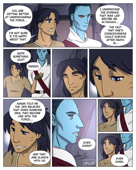 Thrawn And Ezra Bridger In Post Star Wars Rebels Sequel Fanfic Comic Last Know Trajectory Star