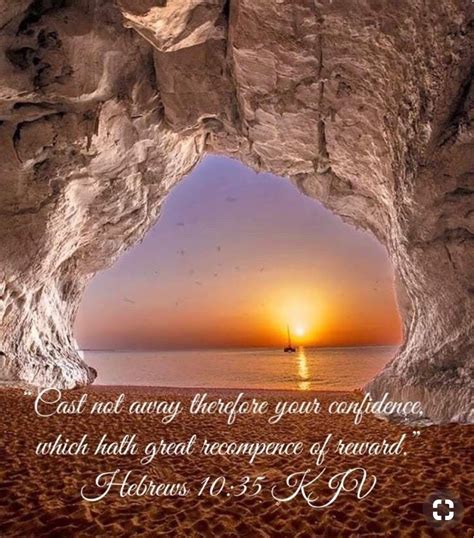 Hebrews 1035 Inspirational Scripture God Is Amazing Encouraging