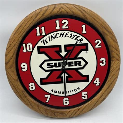 Vtg Promotional Images Winchester Wall Clock Advertisement Super X Red Whiteのebay公認海外通販｜セカイモン