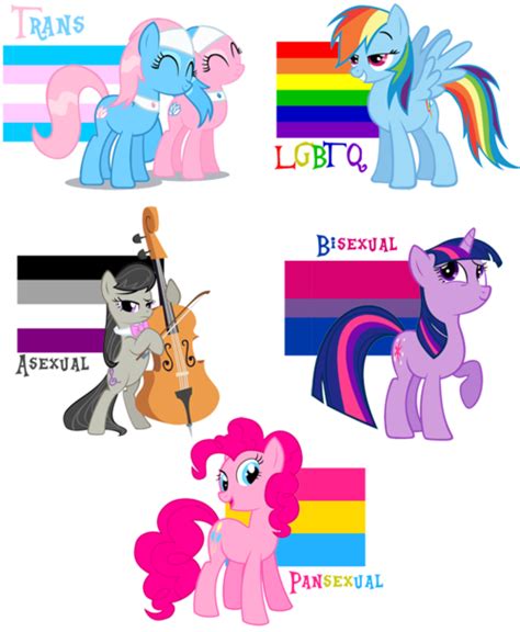 Bisexual pin heart flag as the perfect decoration for your bags / clothes or whatever you have in mind! MLP LGBT Representations | LGBT | Know Your Meme