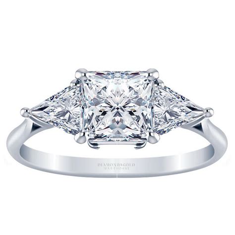 Engagement Ring With Side Stones At Diamond And Gold Wareh