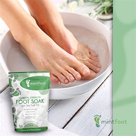 Mintfoot 24oz Clinical Strength Foot Soak With Tea Tree Oil And Epsom