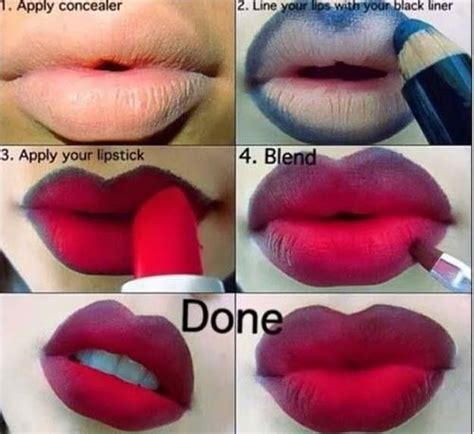 How To Apply Lip Makeup Step By With Pictures Saubhaya Makeup