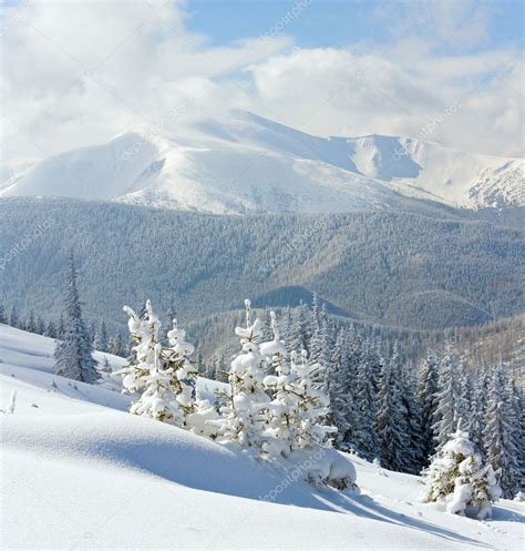 Snowy Winter Mountain Landscape — Stock Photo © Wildman
