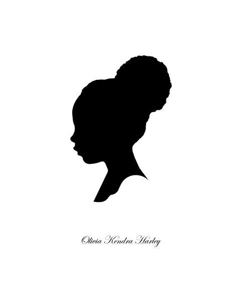 African Woman Silhouette Clip Art