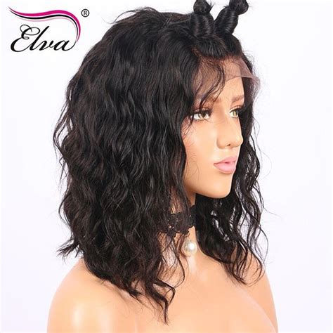 Elva Hair 13x6 Lace Front Human Hair Wigs Natural Wave Brazilian Remy