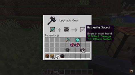 Minecraft Smithing Table All Details