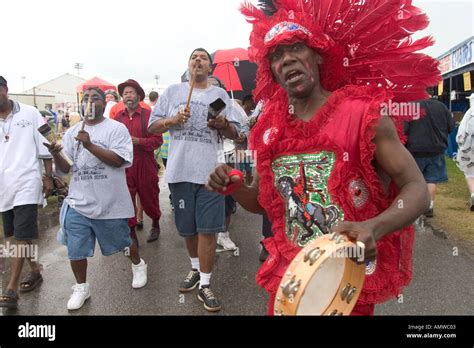 Mardi Gras Indians Parade At The 2004 New Orleans Jazz And Heritage