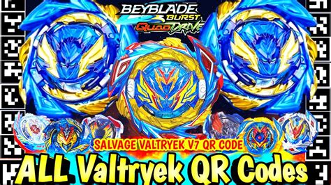 Salvage Valtryek V Qr Code All Valtryek Qr Codes New Qr Codes Beyblade Burst Quad Drive