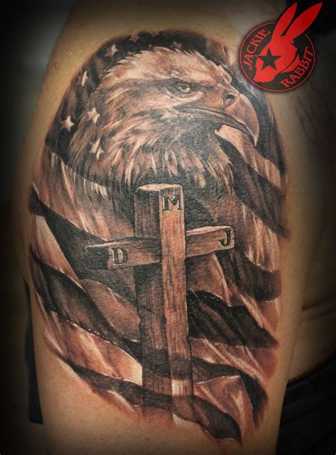 Although patriotism is at the core of all american flag tattoo designs, there are a few other reasons why guys get a patriotic tattoo. Pin on Tattoo