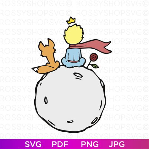 The Little Prince And The Fox Svg The Little Prince Svg The Little
