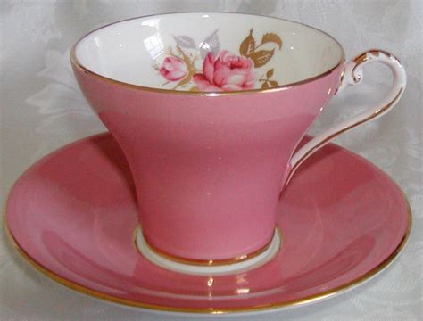 Aynsley England Pink Band W Roses Corset Cup Saucer 2225 1930s Ebay Cup And Saucer Tea
