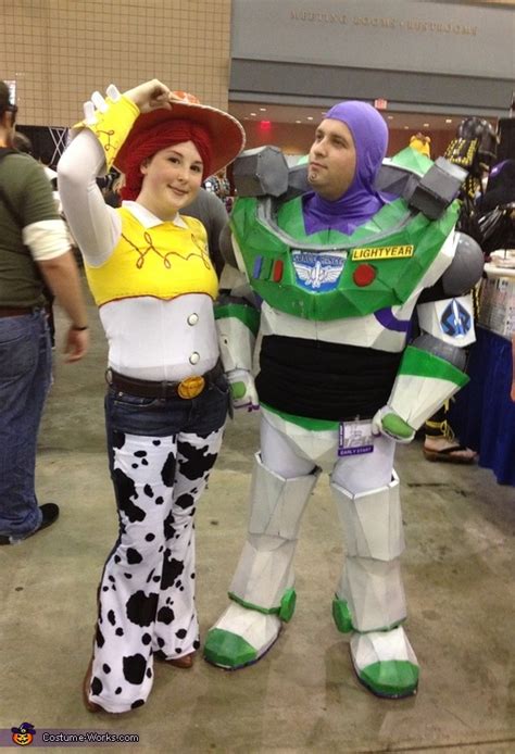 Buzz Lightyear And Jessie Couples Homemade Halloween Costume Easy