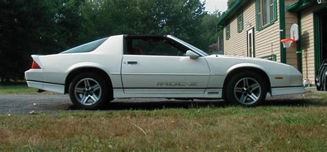 I have an 86 camaro with a v6 2.8l engine. John in RI White 1987 Camaro IROC Z28