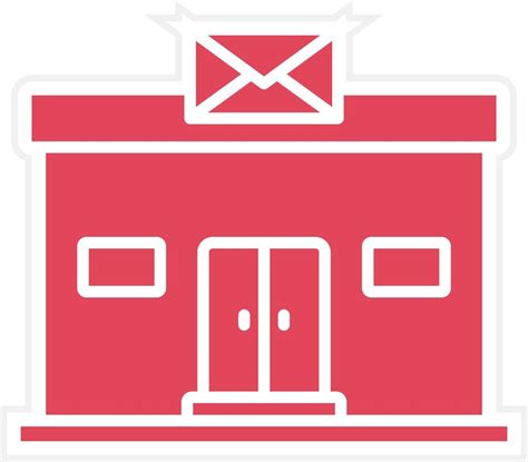 Post Office Icon Style 9969830 Vector Art At Vecteezy