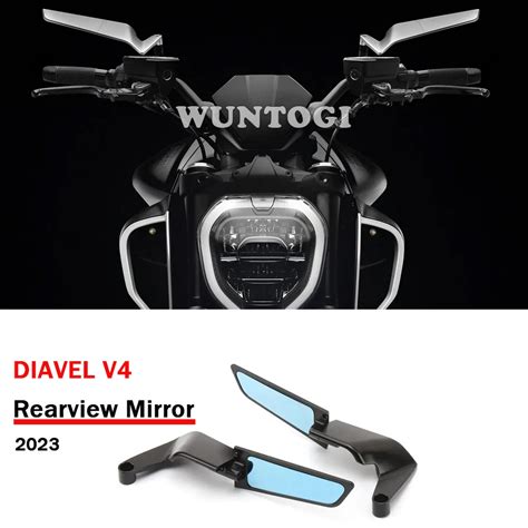 For Ducati Diavel V4 2023 Motorcycle Rearview Mirror Diavel V4